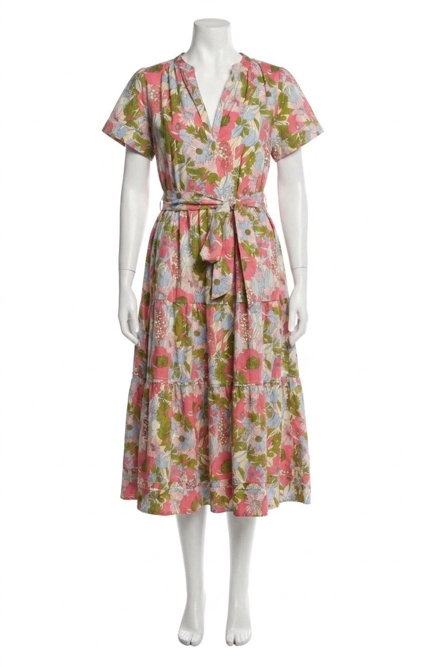 NEW TROVATA luana midi dress in tarsila bloom floral